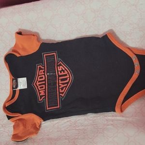 Baby Harley davidson bodysuit